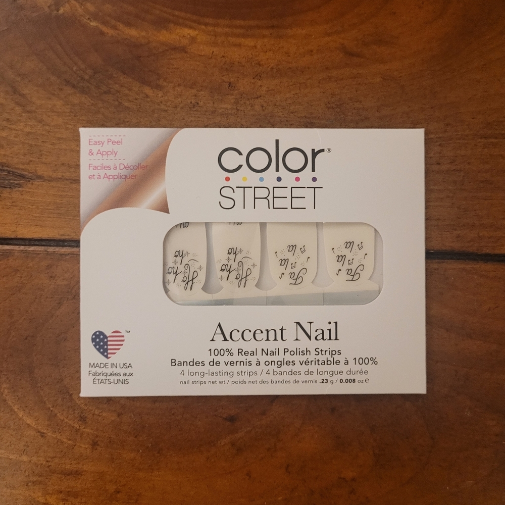 5 for $25 - Color Street Got Caroled Away nail polish strips (accent pack)